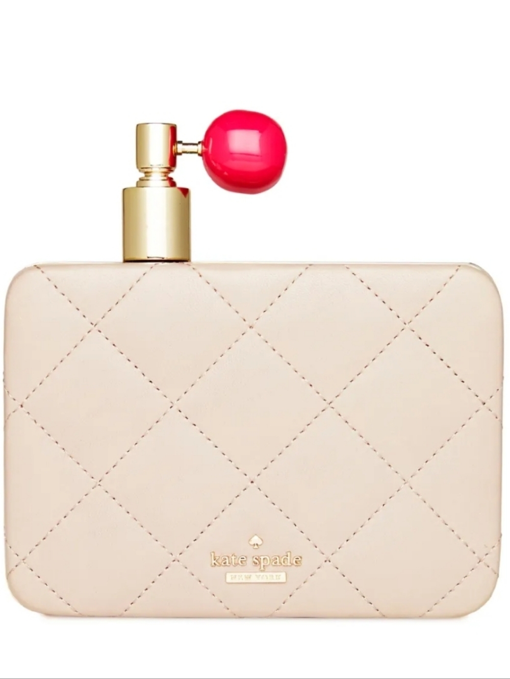 Kate Spade Perfume Clutch Purse Novelty Bag Pink